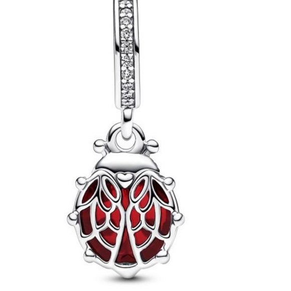 New Pandora Red LadyBird Charm - Picture 2 of 3